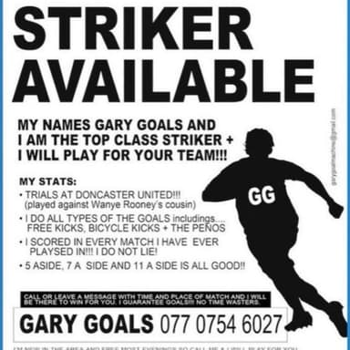 Garry Goals